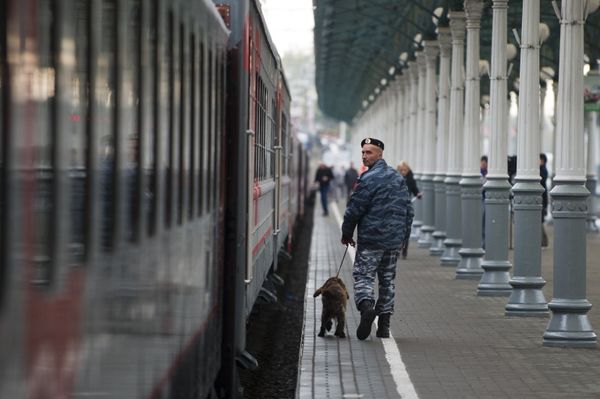 Отправление первого поезда РЖД Москва - Ницца в Белорусского вокзала
