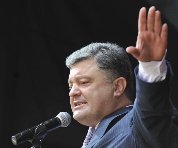Кандидат в президенты Украины Петр Порошенко