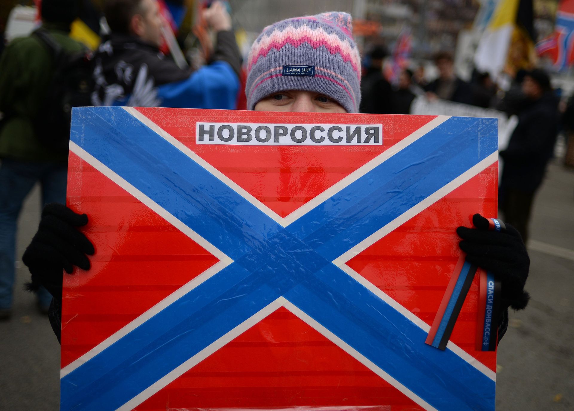 Митинг в поддержку Новороссии Битва за Донбасс III - РИА Новости, 1920, 17.11.2020