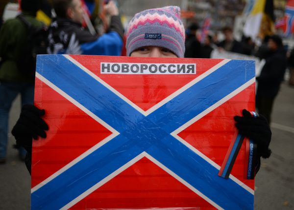 Митинг в поддержку Новороссии Битва за Донбасс III