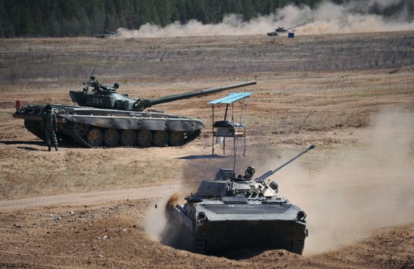 Подготовка учебных танковых и мотострелковых подразделений ВВО в Забайкалье Подготовка учебных танковых и мотострелковых подразделений ВВО в Забайкалье