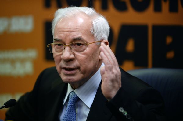 Пресс-конференция Николая Азарова, посвященная выходу его книги Украина на перепутье