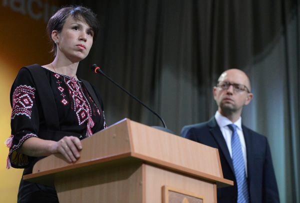 Премьер Украины А.Яценюк и спикер Рады А.Турчинов возглавили новую партию Народный фронт