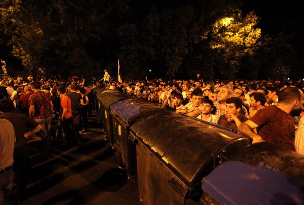 Акция протеста в Ереване
