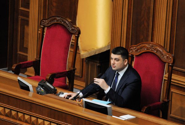 Заседание Верховной рады Украины