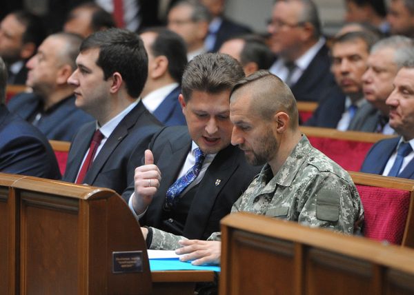 Первое заседание новоизбранной Верховной рады Украины