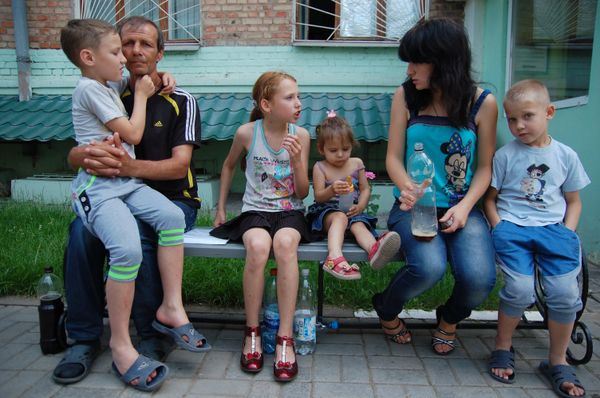 Украинские беженцы в Белгороде