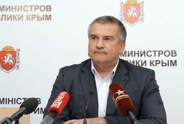 Пресс-конференция Сергея Аксенова по итогам выборов в Госсовет Крыма