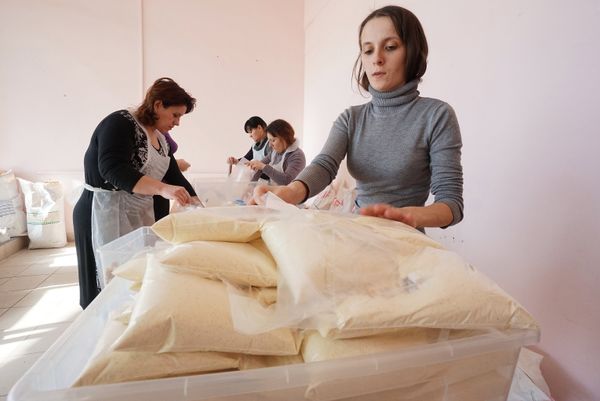 Центр помощи беженцам с Украины в Ростове-на-Дону