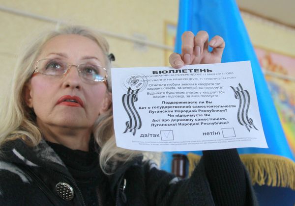 Референдум в Донецкой и Луганской областях