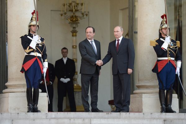 Рабочий визит В.Путина во Францию