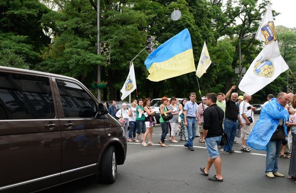 Акция протеста в Киеве