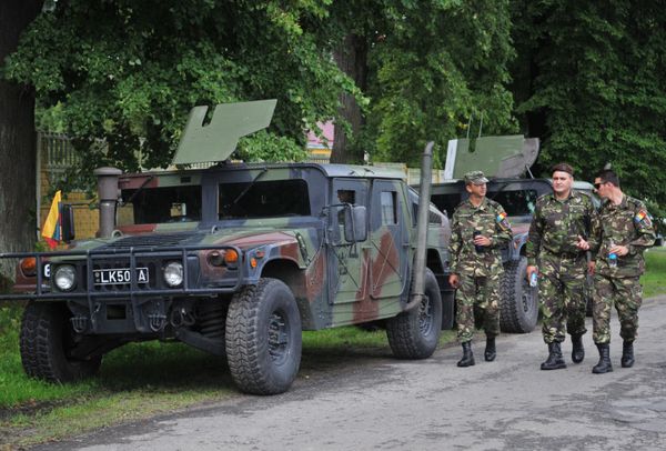 Церемония открытия международных военных учений Репид Трайдент - 2015