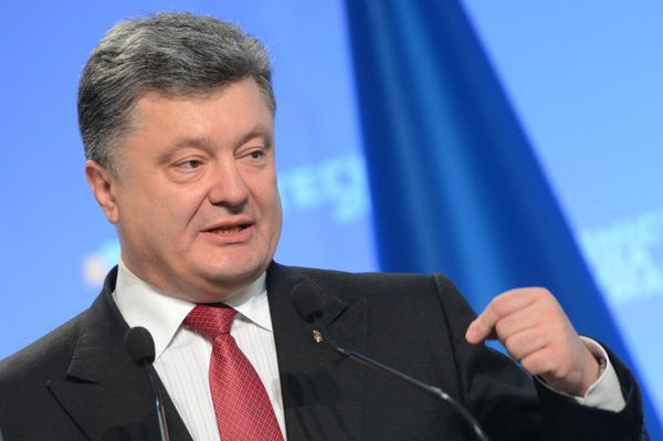 Пресс-конференция президента Украины Петра Порошенко