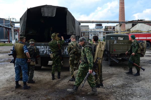 Батальон Призрак народного ополчения Луганска Батальон Призрак народного ополчения Луганска