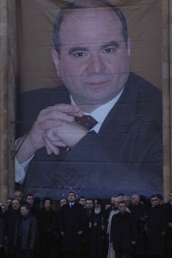 Похороны премьер-министра Грузии Зураба Жвания