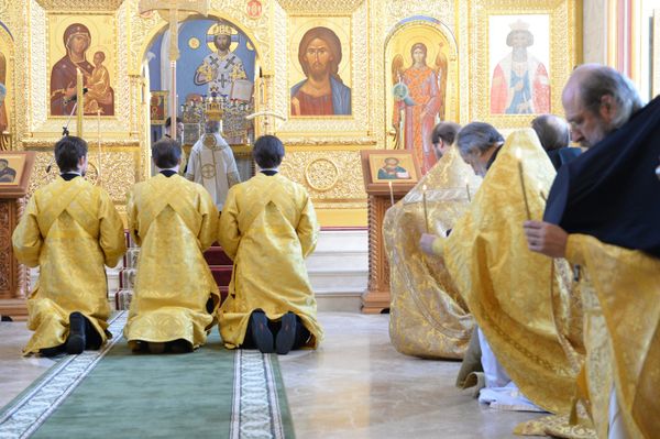 Освящение храма князя Владимира в Московском епархиальном доме Освящение храма князя Владимира в Московском епархиальном доме