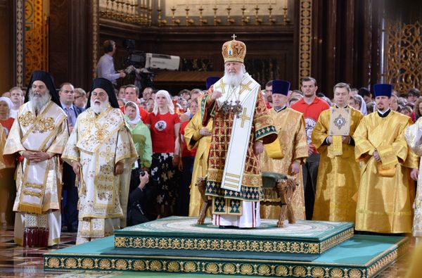 Патриаршее служение в день памяти святого равноапостольного князя Владимира Патриаршее служение в день памяти святого равноапостольного князя Владимира