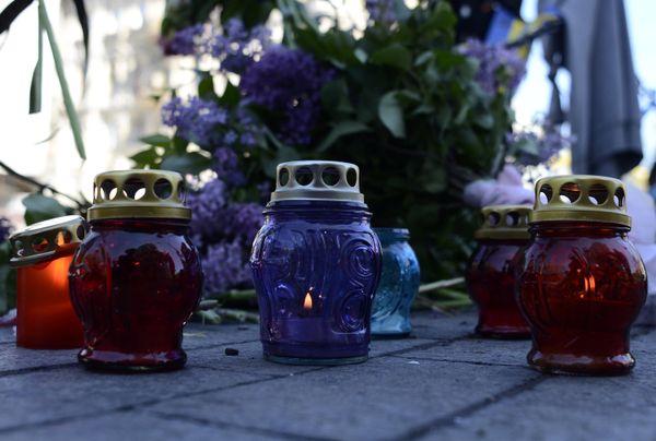 Похороны погибших в результате трагических событий в Одессе 2 мая Похороны погибших в результате трагических событий в Одессе 2 мая