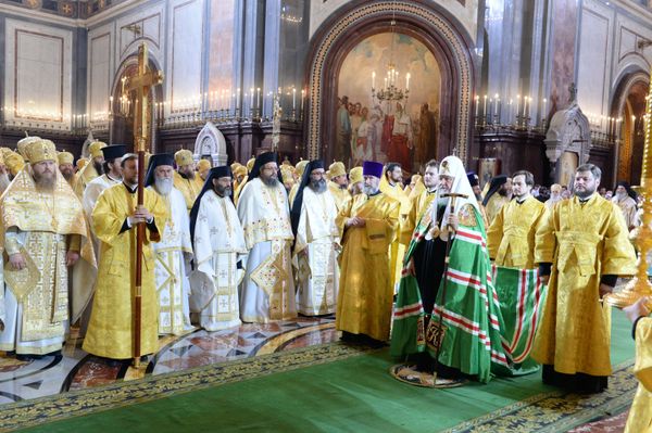 Патриаршее служение в день памяти святого равноапостольного князя Владимира