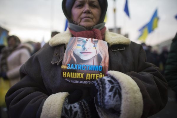 Акции протеста сторонников евроинтеграции Украины