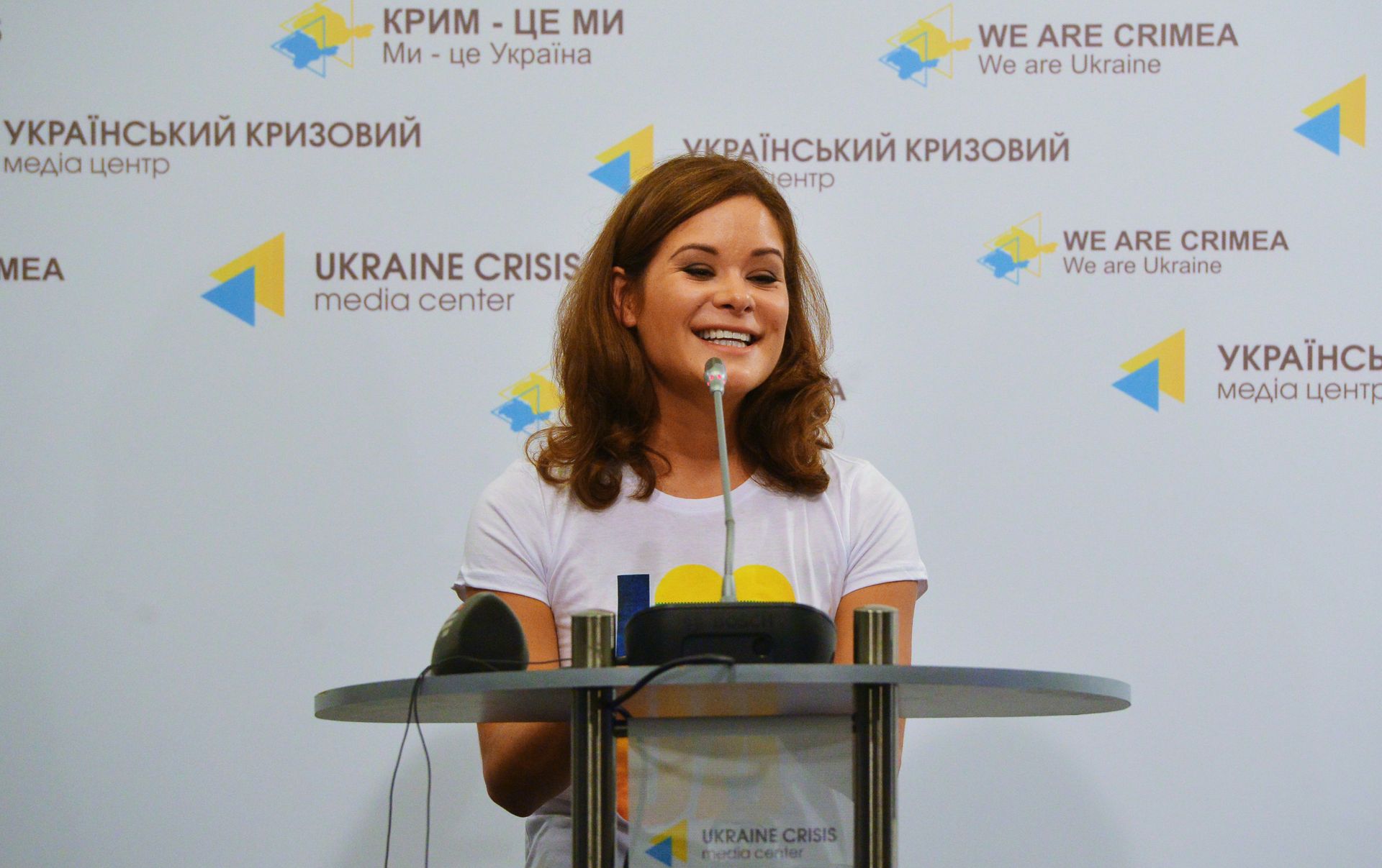 Пресс-конференция Марии Гайдар в Киеве - РИА Новости, 1920, 07.08.2015