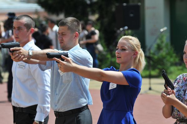 Министр внутренних дел Украины А.Аваков посетил центр подготовки патрульных полицейских во Львове