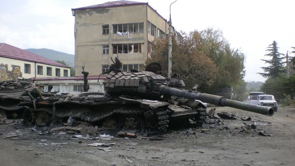 Разрушения в Цхинвали