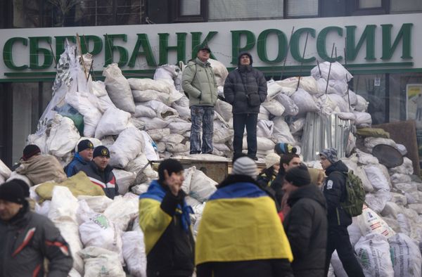 Акция сторонников евроинтеграции День достоинства на площади Независимости в Киеве