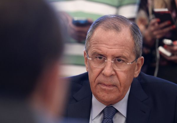 Встреча главы МИД РФ С.В.Лаврова с экс-координатором Национального координационного комитета Сирии Х.Манаа
