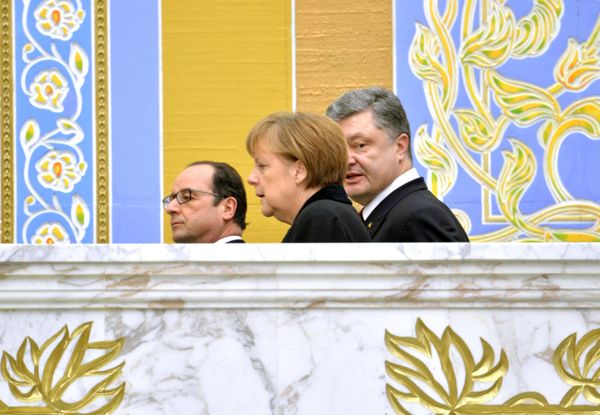 Переговоры лидеров России, Германии, Франции и Украины в Минске Переговоры лидеров России, Германии, Франции и Украины в Минске