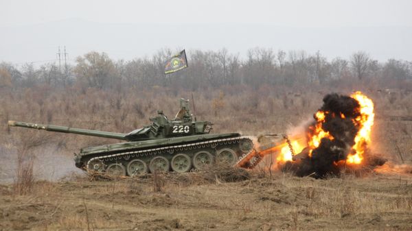 Разминирование местности в Чеченской Республике