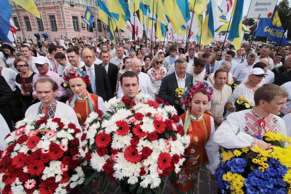 Празднование Дня независимости на Украине