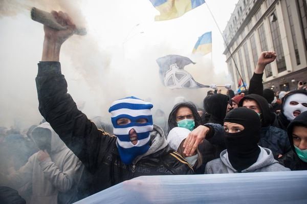 Марш по случаю 70-летия Украинской повстанческойармии