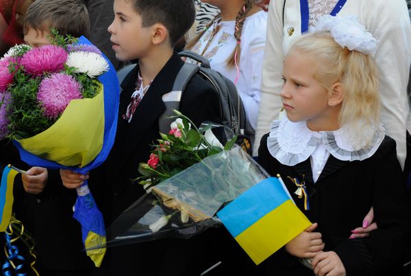 Начало учебного года в школах Украины