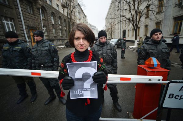 Годовщина событий на киевском Майдане Годовщина событий на киевском Майдане