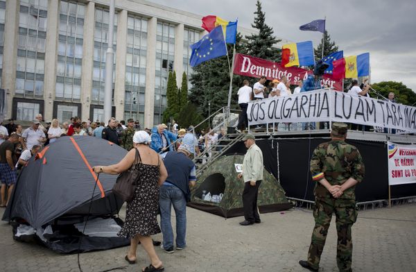 Акции протеста в Кишиневе Акции протеста в Кишиневе