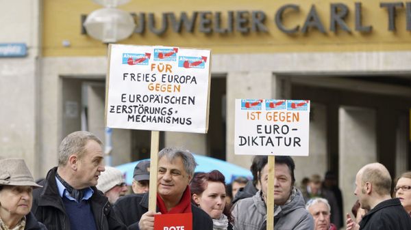 Демонстрация против мер строгой экономии в Евросоюзе