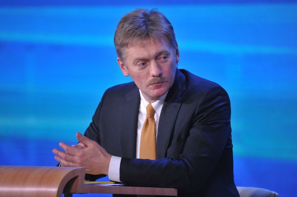Дмитрий Песков на пресс-конференции Владимира Путина