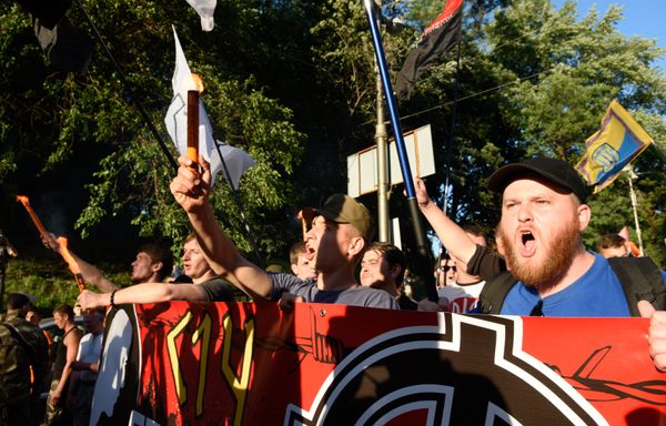 Марш представителей праворадикальных организаций в Киеве Марш представителей праворадикальных организаций в Киеве