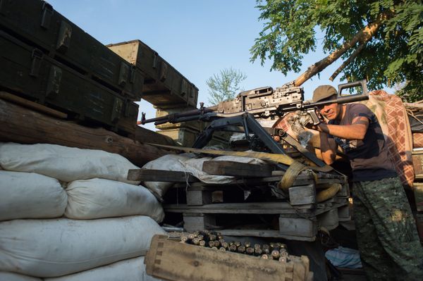 Ситуация в поселке Спартак Донецкой области Ситуация в поселке Спартак Донецкой области