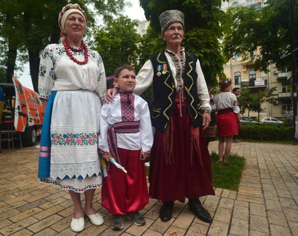 Парад вышиванок в Киеве