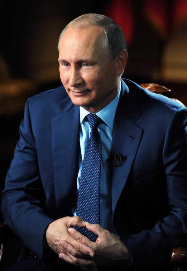 Президент РФ В.Путин дал интервью американскому журналисту для телеканалов CBS и PBS