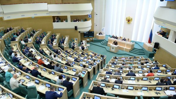 Заседание Совета Федерации РФ