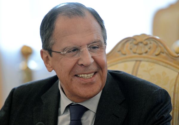 Встреча глав МИД РФ и Замбии С. Лаврова с Г.Калабой