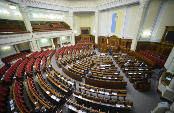 Заседание Верховной рады Украины