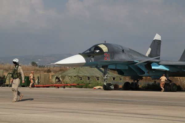 Российская боевая авиация на аэродроме Хмеймим в Сирии