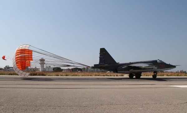 Российская боевая авиагруппа на аэродроме Хмеймим в Сирии Российская боевая авиагруппа на аэродроме Хмеймим в Сирии