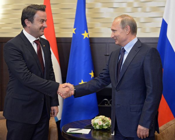 Встреча президента РФ В.Путина с премьер-министром Люксембурга К.Беттелем Встреча президента РФ В.Путина с премьер-министром Люксембурга К.Беттелем