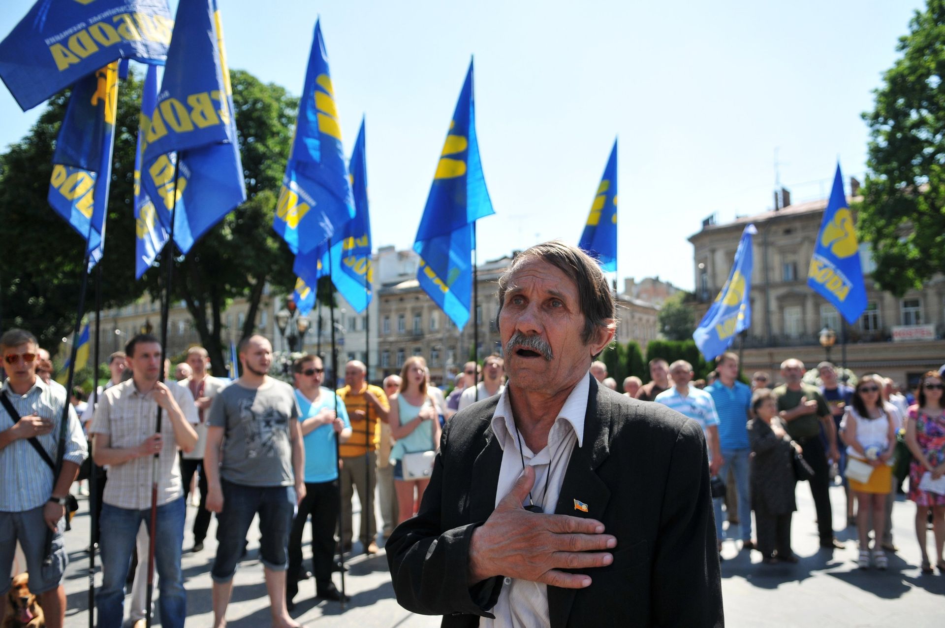 Акция партии Свобода против повышения тарифов на коммунальные услуги - РИА Новости, 1920, 12.11.2020